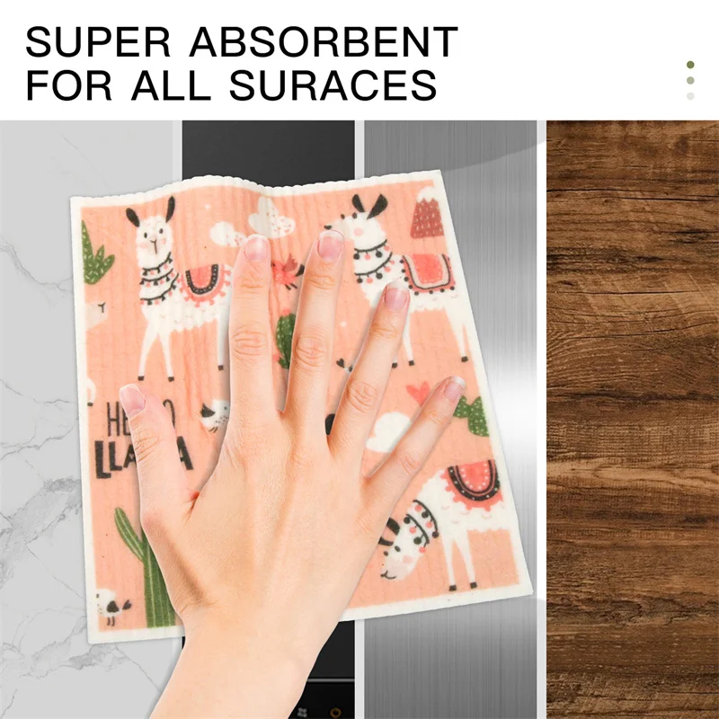 1 шт. впитывающая салфетка для мытья посуды