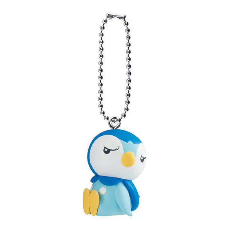 Фото Брелок-талисман Bandai Gashapon Pokemon Piplup с забавным лицом, идеальный подарок для фанатов аниме, игрушка-подарок для детей, украшение №5