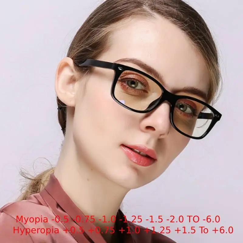 

Women Small Square Glasses Prescription Spectacles -0.5 -0.75 To -6.0 , Rivets Hyperopia +0.5 +0.75 to +6.0