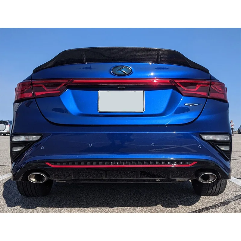 Спойлер из углеродного волокна FRP Автомобильный задний багажник тип R аксессуары