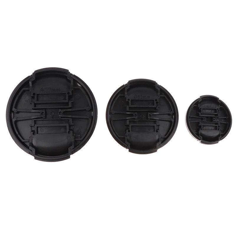

Universal SLR Camera Lens Cap Cover Holder 40.5 62 77mm Center Pinch Snap On Cap Lens Cap Protective Lens Protector