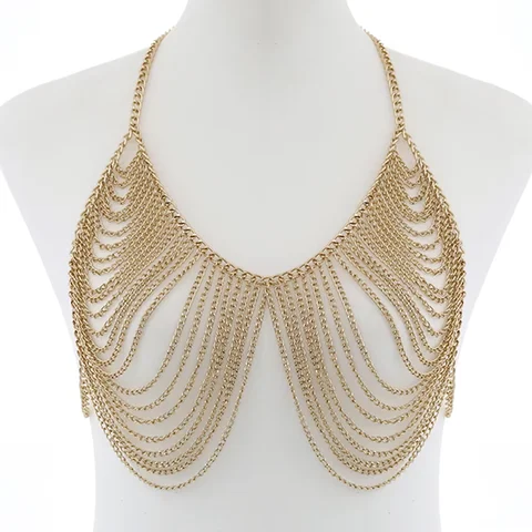 Металлическая цепочка для тела FNQUFUJ