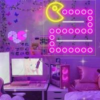 ghost game room decor neon sign led neon light wall sign bedroom decor hanging night lamp home party decor xmas gift