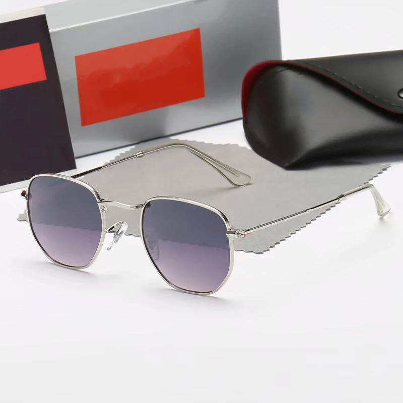 

2021One piece Color Film Sunglasses Men Women Accessory Vintage Oval Sunglasses Designer Brand Luxury Sunglass With Original Box