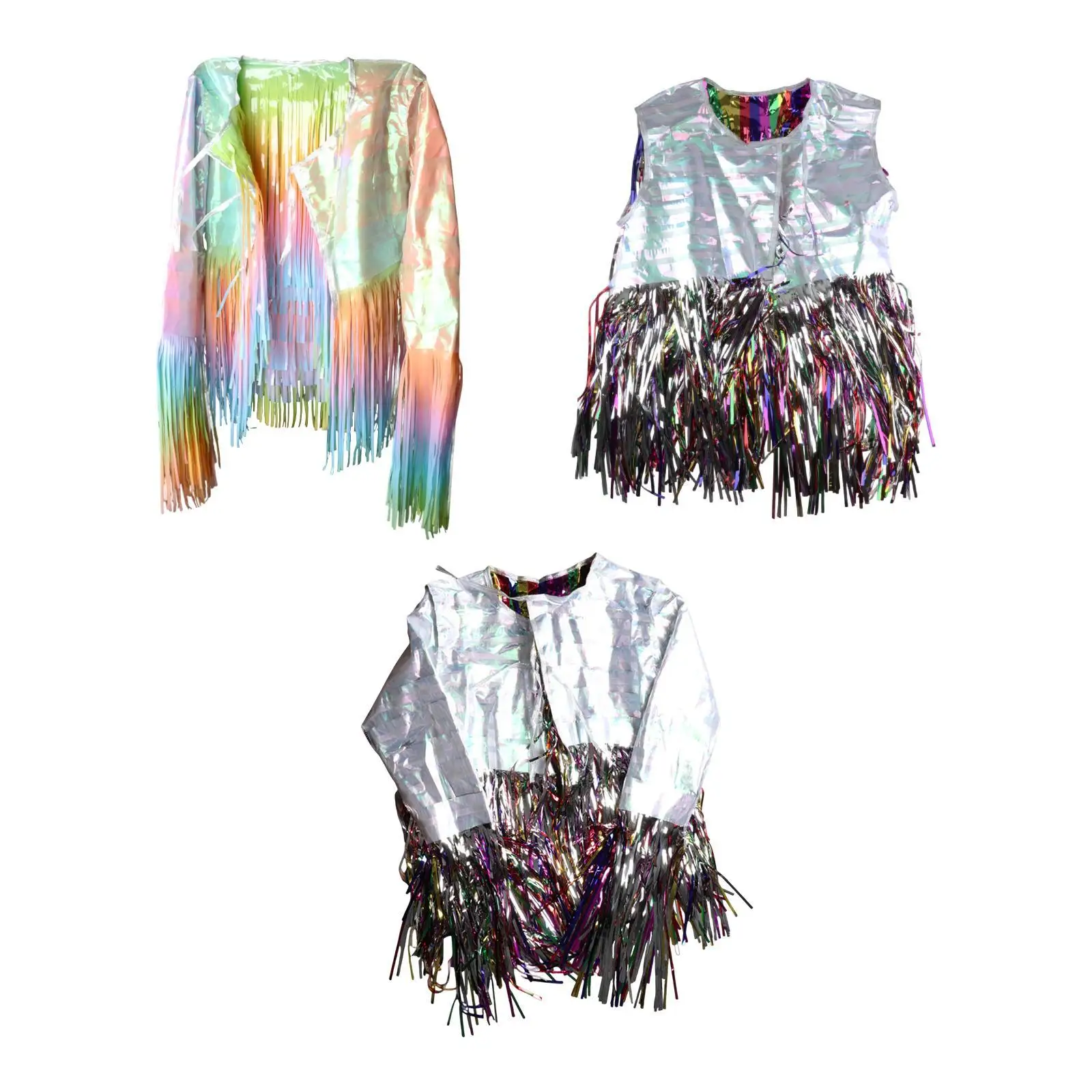 Куртка с кисточками и бахромой реквизит для фотосессии нарядное платье