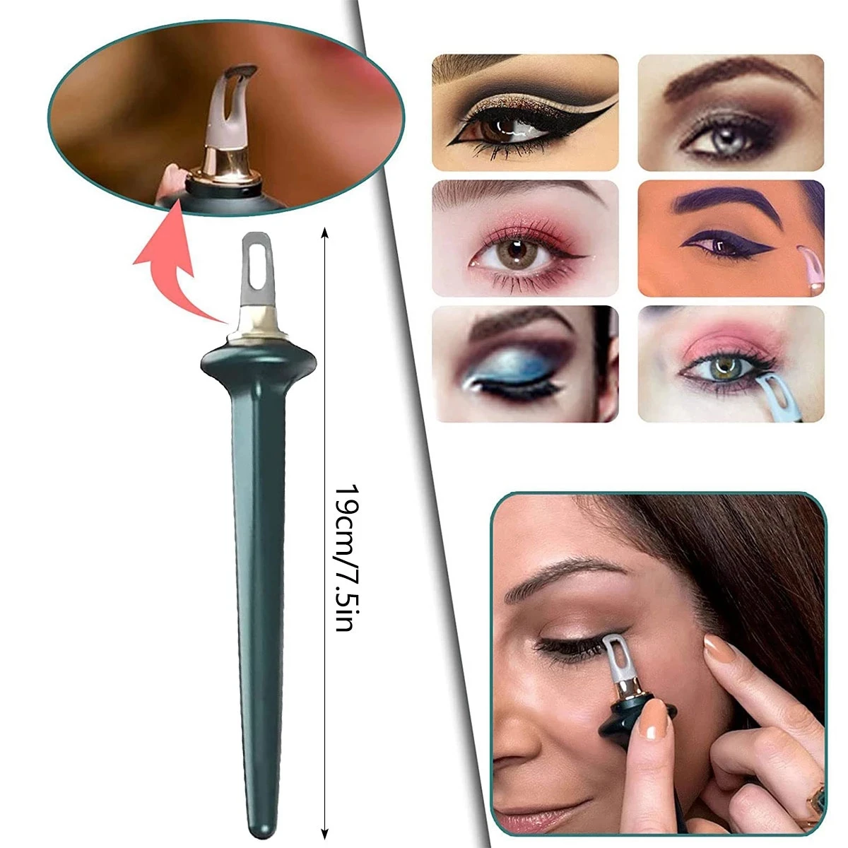

Eyeliner Liquid Brush Easy No-Skip Eyeliner Gel Silicone Eyeliner Tools for Shaky Hands Beginer Wholesale Makeup Quick Dry