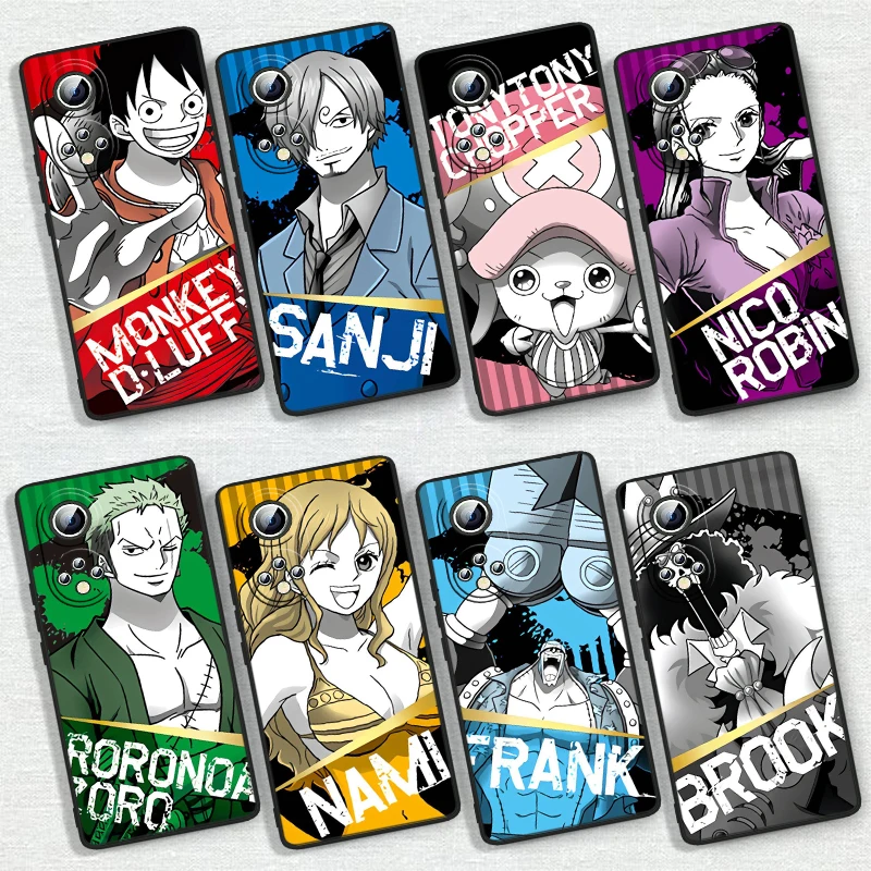 

Anime One Piece Fashion Poster Phone Case For Honor 60 50 30 30i 30S V30 X30i X20 10X X10 Play 5T Pro Plus Lite SE 5G Cover