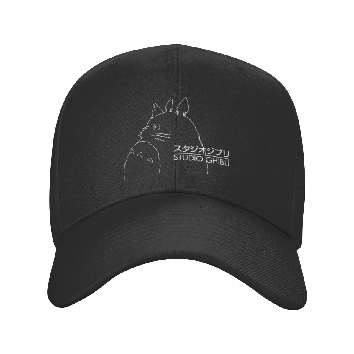 

New Totoro Studio Ghibli Logo Baseball Cap Women Men Adjustable Adult Miyazaki Hayao Anime Dad Hat Summer Snapback Caps