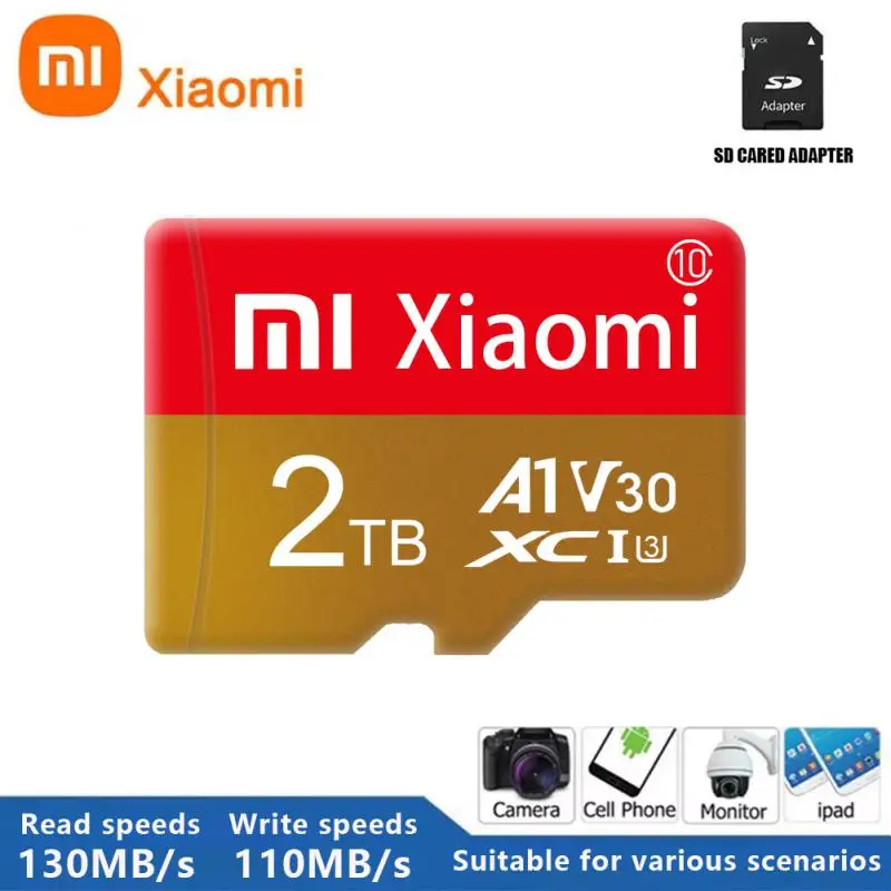 Original Xiaomi Memory Card 2TB 1TB 512GB 256GB Class10 Mini TF SD for Cell Phones Car Devices Computers Drones
