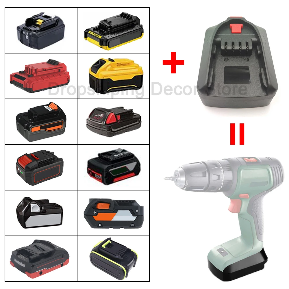 

Аккумуляторная батарея для Makita Dewalt Milwaukee Bosch Worx Kress Metabo Ridgid Hitachi Devon Stanley, 18 в