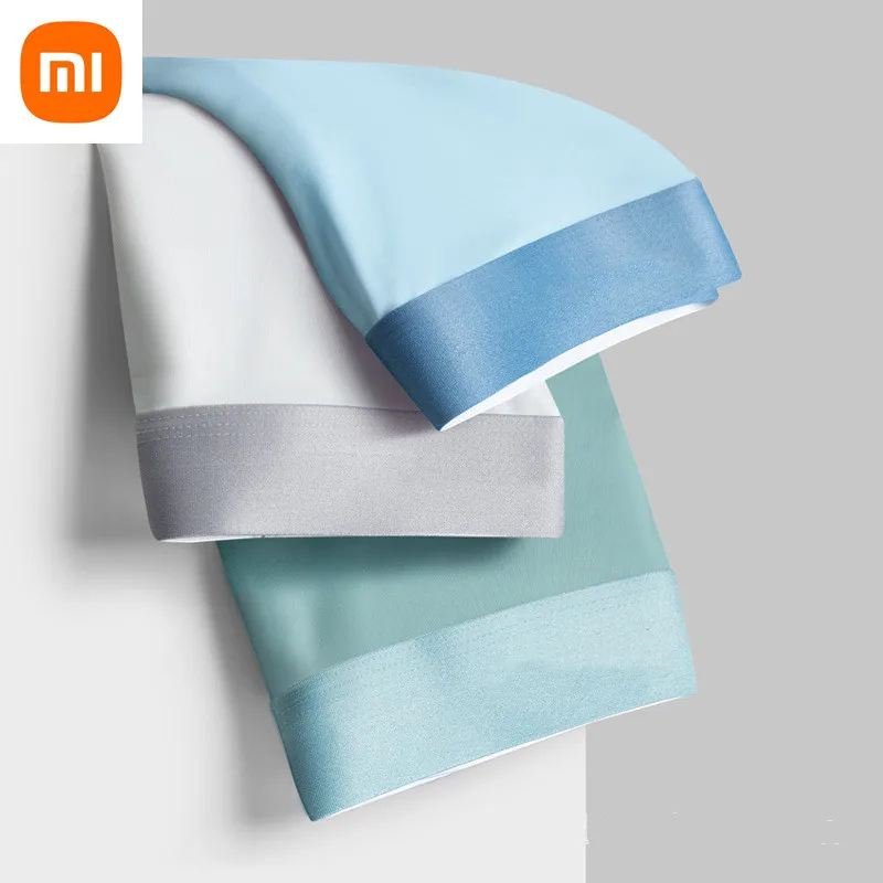 

3pcs Xiaomi Mijia Underwear Panty Man Boxer Shorts Ice Silk Original xiaomi Lot Panties Breather Graphene Underpants