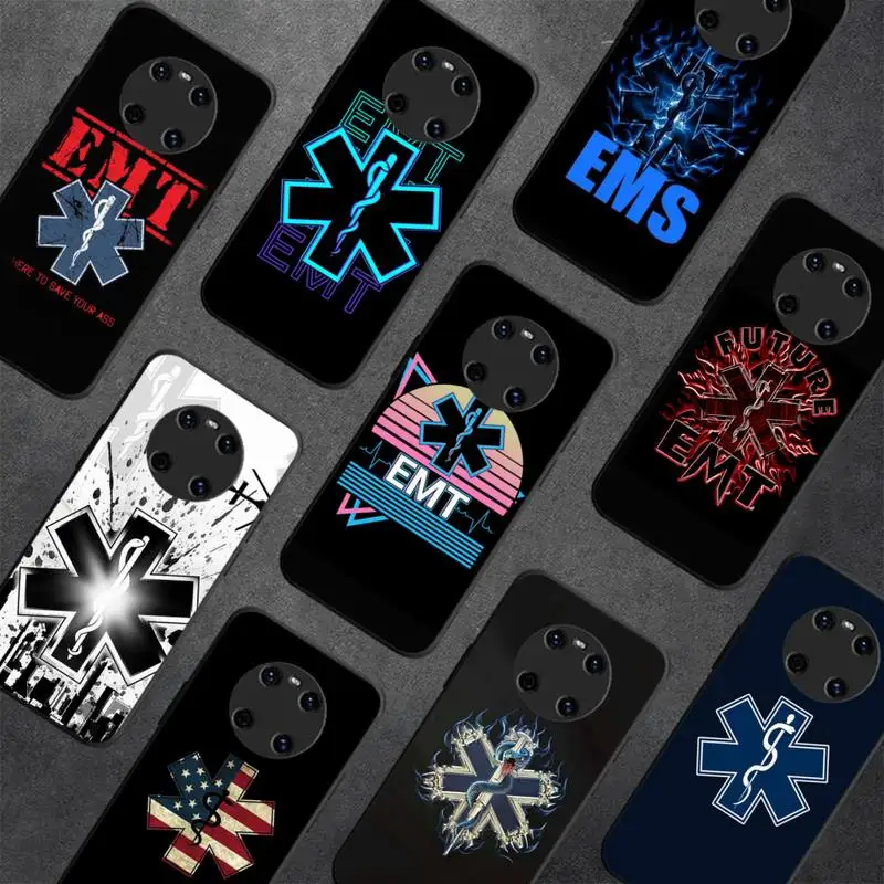 

EMT EMS Medical Rescue Phone Case for Huawei Y 6 9 7 5 8s prime 2019 2018 enjoy 7 plus
