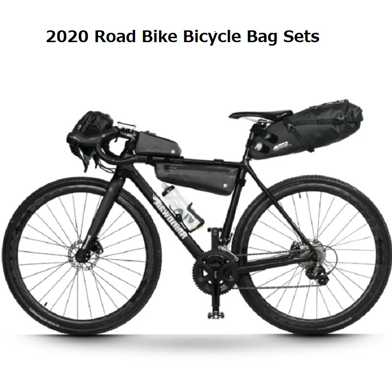 

Rhinowalk 2020 New 4pc/Set Cycling Bags, Waterproof Large Capacity Bike Long Distance Cycling Bicycle Handlebar Frame Tube Bag