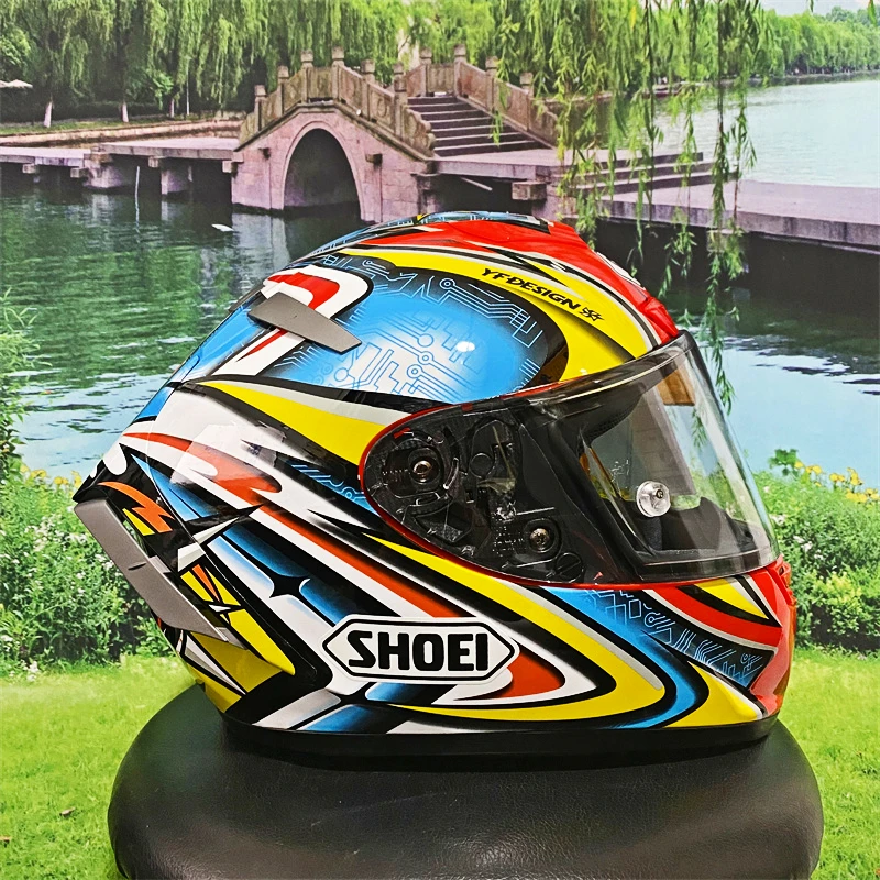 

Motorcycle Helmet SHOEIX14 CX-Fourteen R1 60th Anniversary Edition Helmet Full Face Racing Helmet Casco De Motocicle
