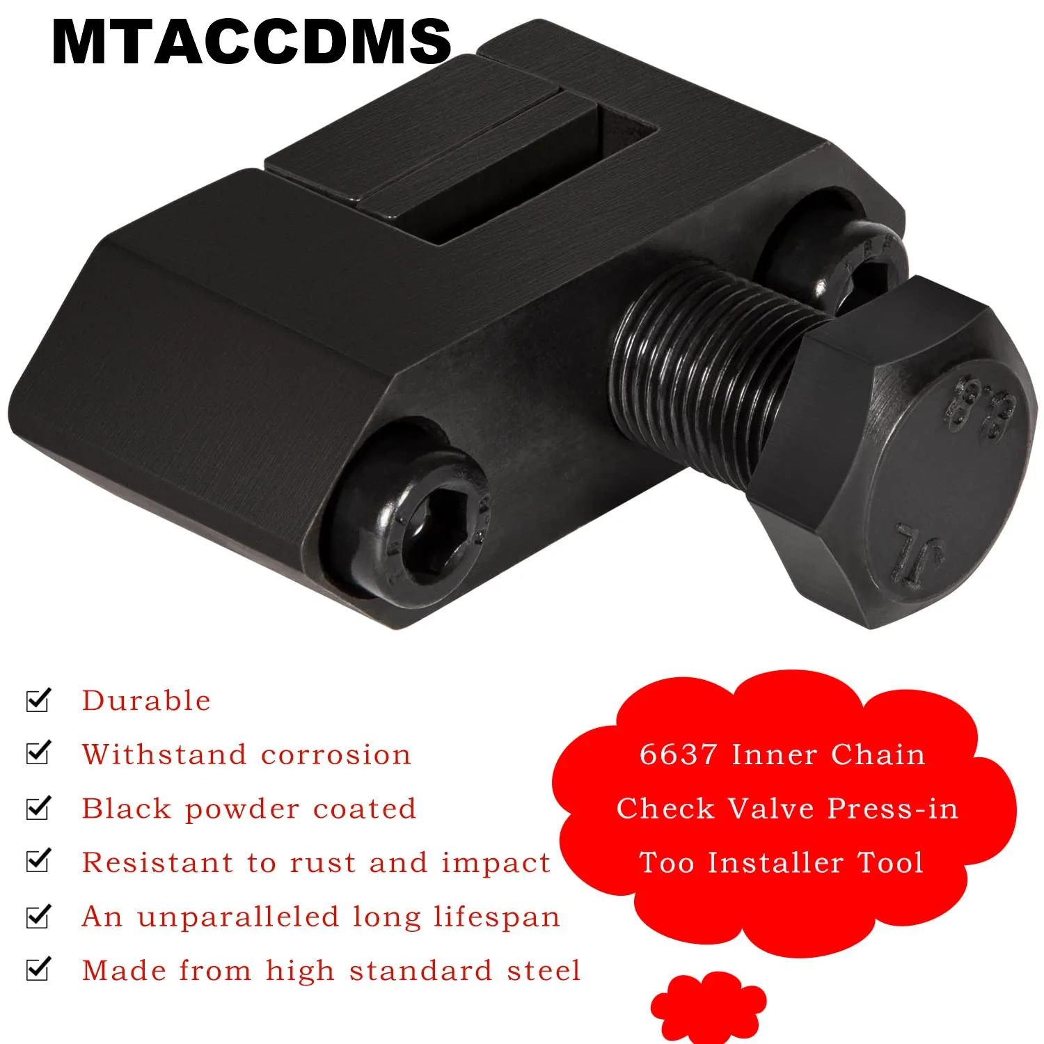 

Инструмент для установки зажимного клапана внутри цепи MTACCDMS для замены двигателя Benz M157 M276 M278 на 6637 или 276589003300