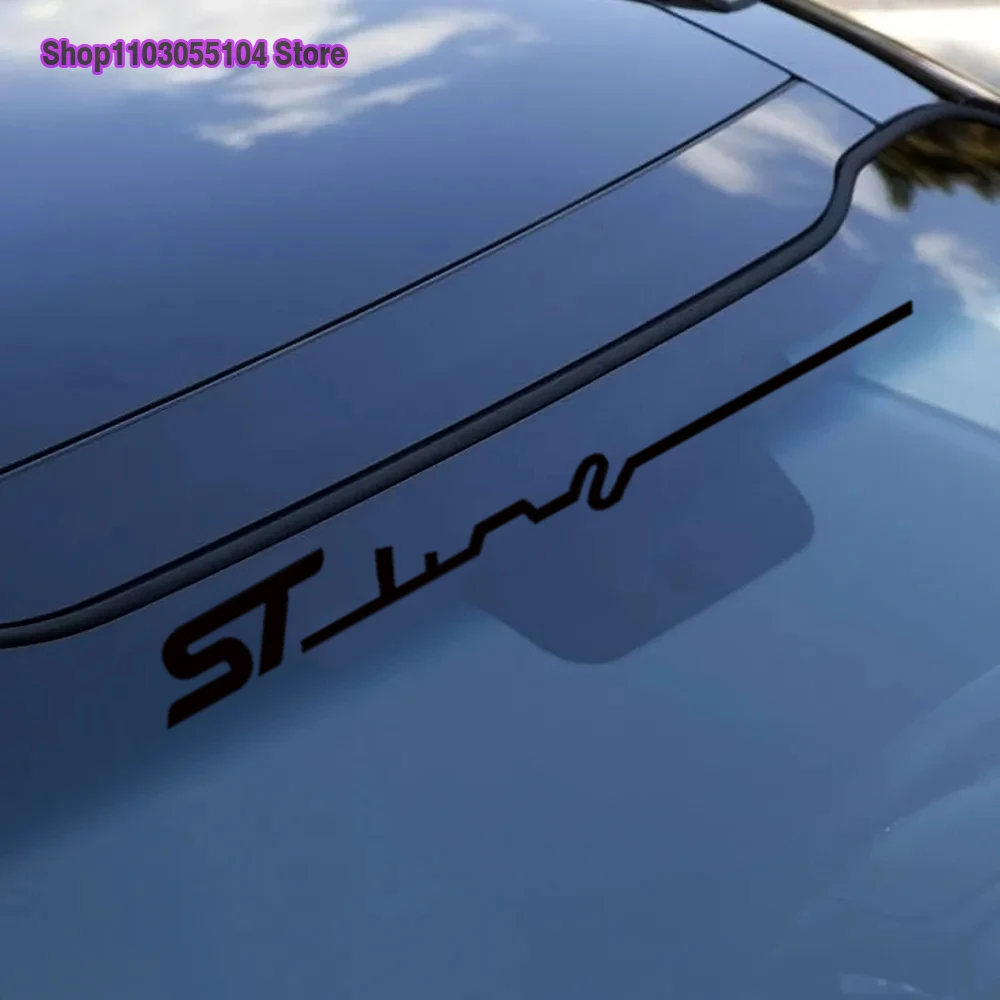 1 шт. светоотражающая наклейка STline на лобовое стекло автомобиля для Ford Focus Fiesta Kuga Escape Explorer Mondeo Fusion Galaxy Ranger (art.: 3920dc6abc207) - 3920dc6abc207