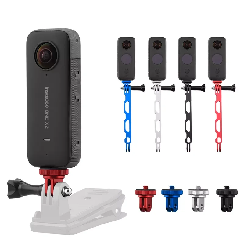 

Insta360 ONE X2 Metal Mount Base Adapter Extension Arm Bracket 1/4 Screw Stand For Insta360 ONE X2 / X Camera Accessories