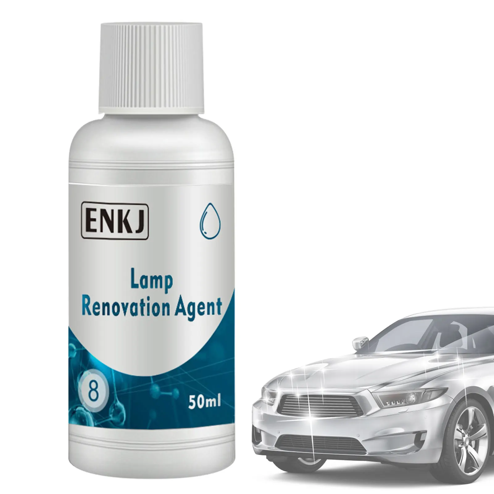 

Headlight Repair Fluid 50ml Headlight Polisher Headlight Restoration Car Headlight Cleaner Automotive Headlight Restoration Kit