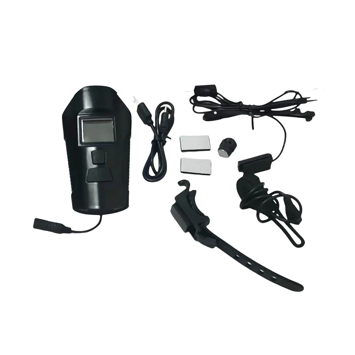 

Night Cycling Light Cycling Flashlight Strong Light Front Lamp Waterproof USB Rechargeable with Horn Code