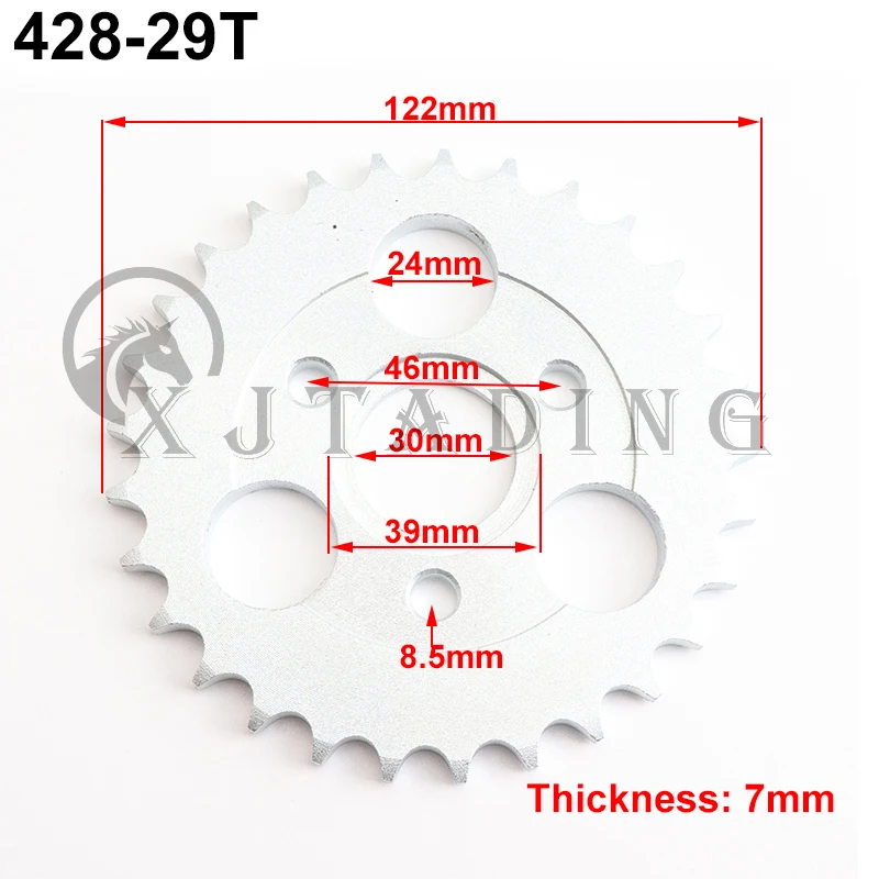 

Задняя звездочка для мотоцикла 428, 29 т/35 т, 30 мм, подходит для Honda Z50 Monkey, аксессуары для мотоцикла, питбайка