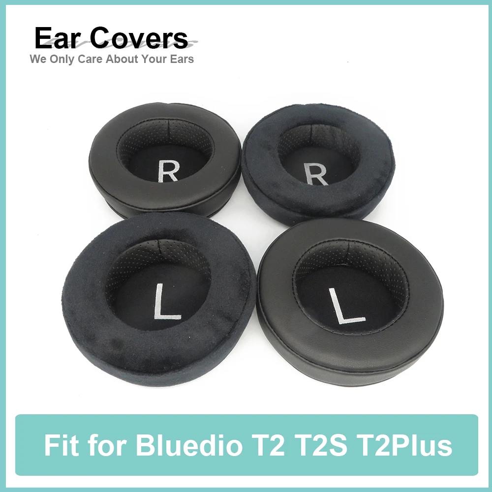 

Earpads For Bluedio T2 T2S T2Plus Headphone Earcushions Protein Velour Pads Memory Foam Ear Pads