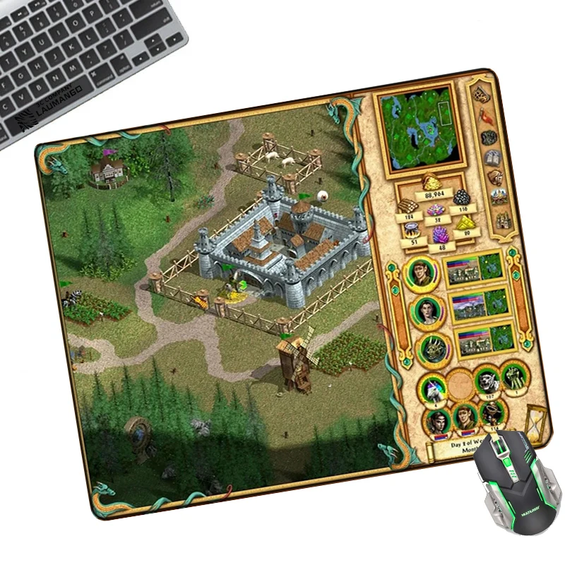 

Маленький коврик для мыши, настольная защита для ПК, игровой коврик для клавиатуры и мыши, милые аксессуары, пользовательский чернильный ко...