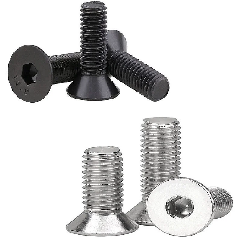 

10/50 шт., шестигранные болты из нержавеющей стали, M2/M2.5/M3/M4/M5 304 A2