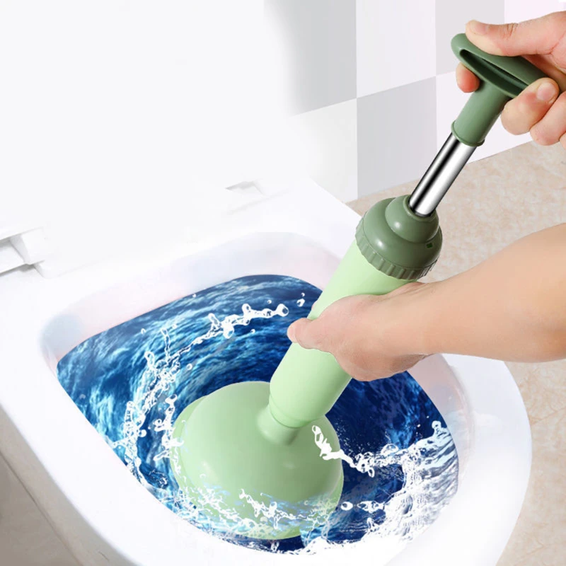 

Multifunction Vacuum Toilet Pipe Plunger ABS Super Suction Cups Quickly Unblock Household Toilet Sewer Dredging Plunger