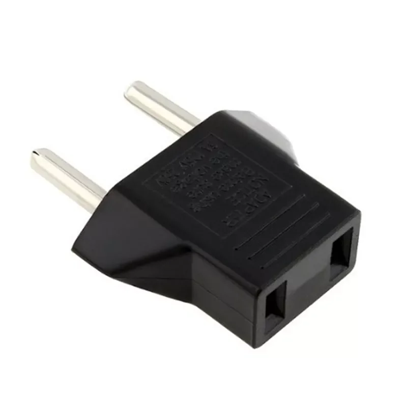 

New in EU to USA Plug Adapter Universal Charging Convertor Power Adapter Portable Travel Transform Power Socket Plug Adapter Bla
