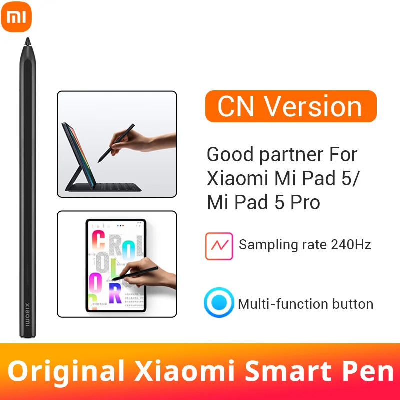 Original Xiaomi Mi Pad 5 / 5Pro Stylus Pen For Xiaomi Tablet Screen Touch Pen Thin Drawing Pencil Thick Capacity Pen Touch 240Hz