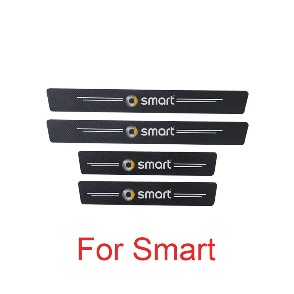 

Защитные Наклейки На Пороги Автомобиля Из Углеродного Волокна Для Smart Forfour Fortwo 453 451 450-наклейки На Боковые Ступен...