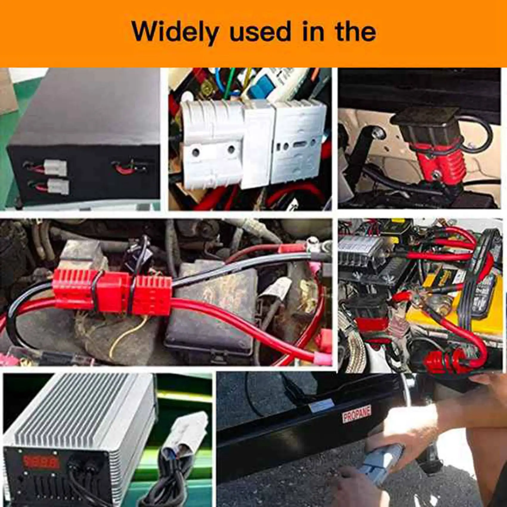 Для разъемов типа Anderson 50A 600V 6-12AWG AC/DC электроинструмент для вилок с твердыми