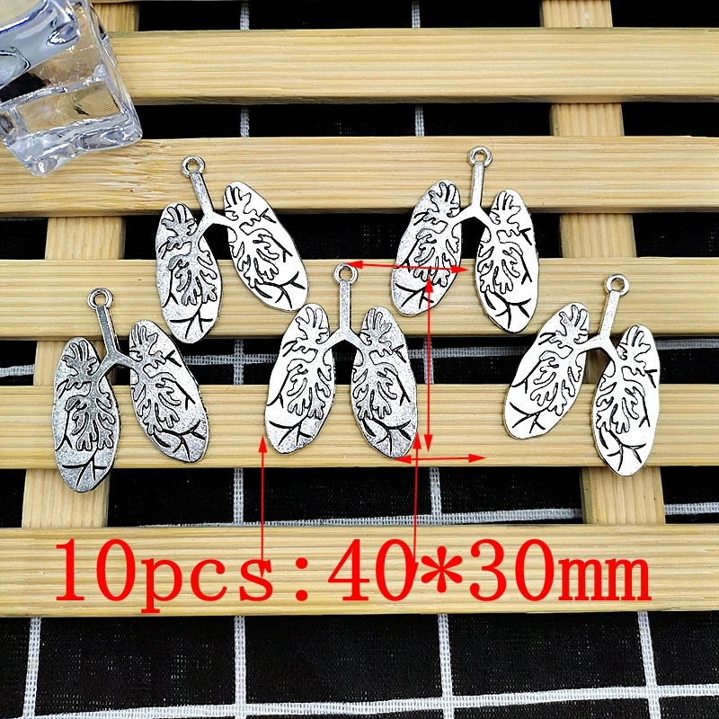 

10 шт./1 упаковка, цепочка с подвеской в виде легких