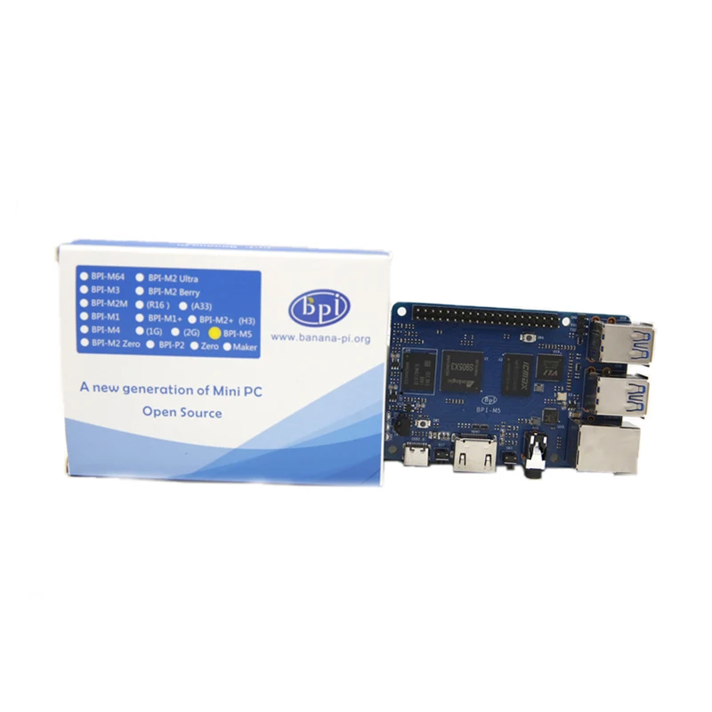 Одноплатный компьютер нового поколения Banana PI BPI M5 Amlogic S905X3 дизайн SBC arm linux |