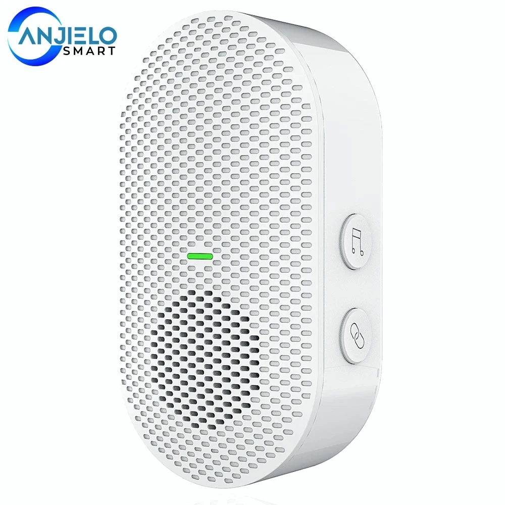 

Беспроводной дверной звонок, внутренний звонок, 90-250 В переменного тока, музыкальный приемник, звонок в стиле Ding Dong с Wi-Fi, камера, низкое энерг...