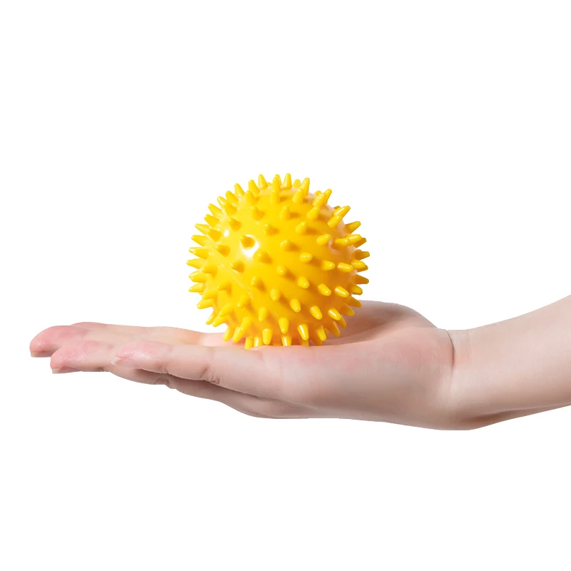 

9cm Durable PVC Spiky Massage Ball Trigger Point Sports Fitness Hands And Feet Plantar Pain Relief Fasciitis Relief Sports Ball