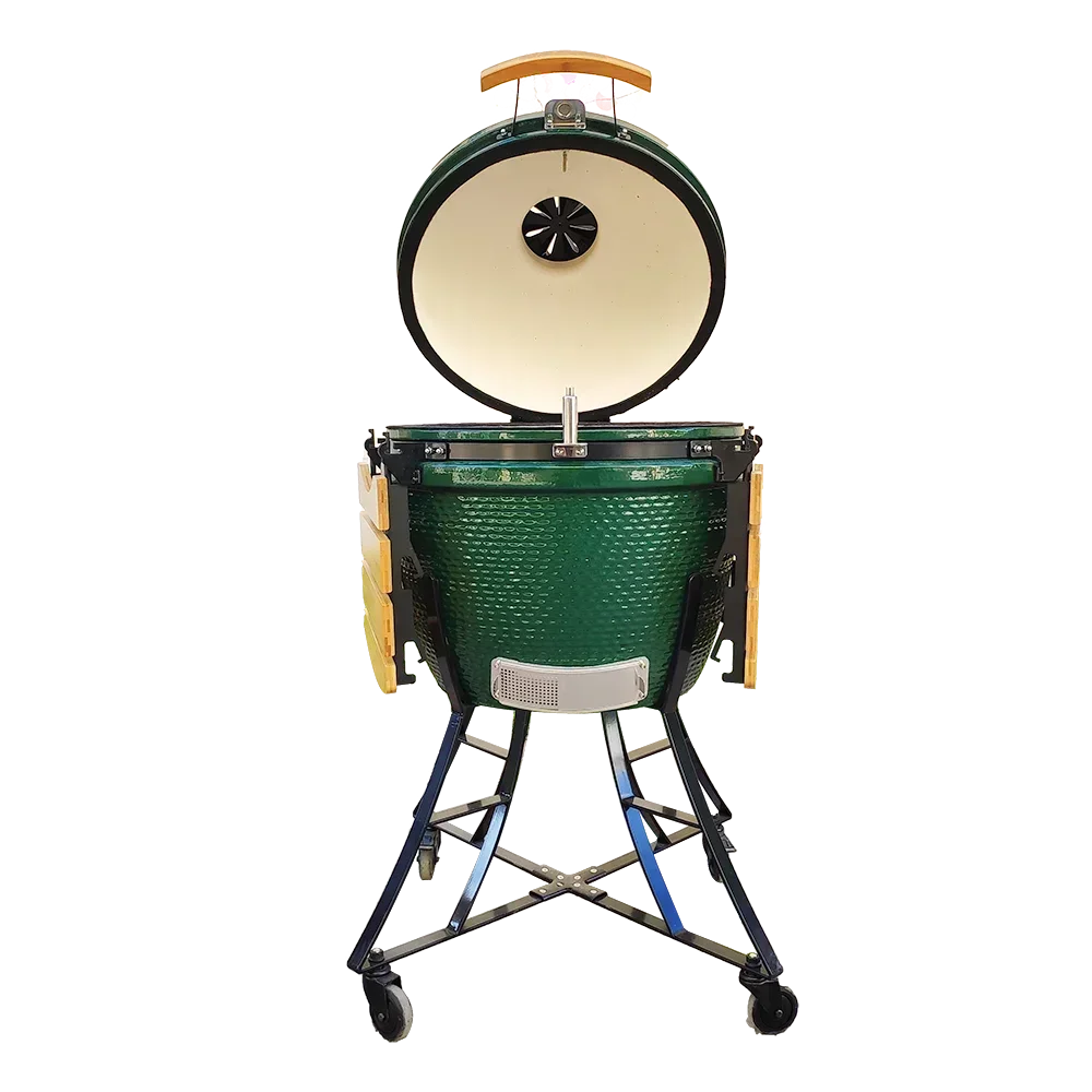 Auplex kamado гриль 24 большой угольный барбекю зеленый керамический огонь деревянное