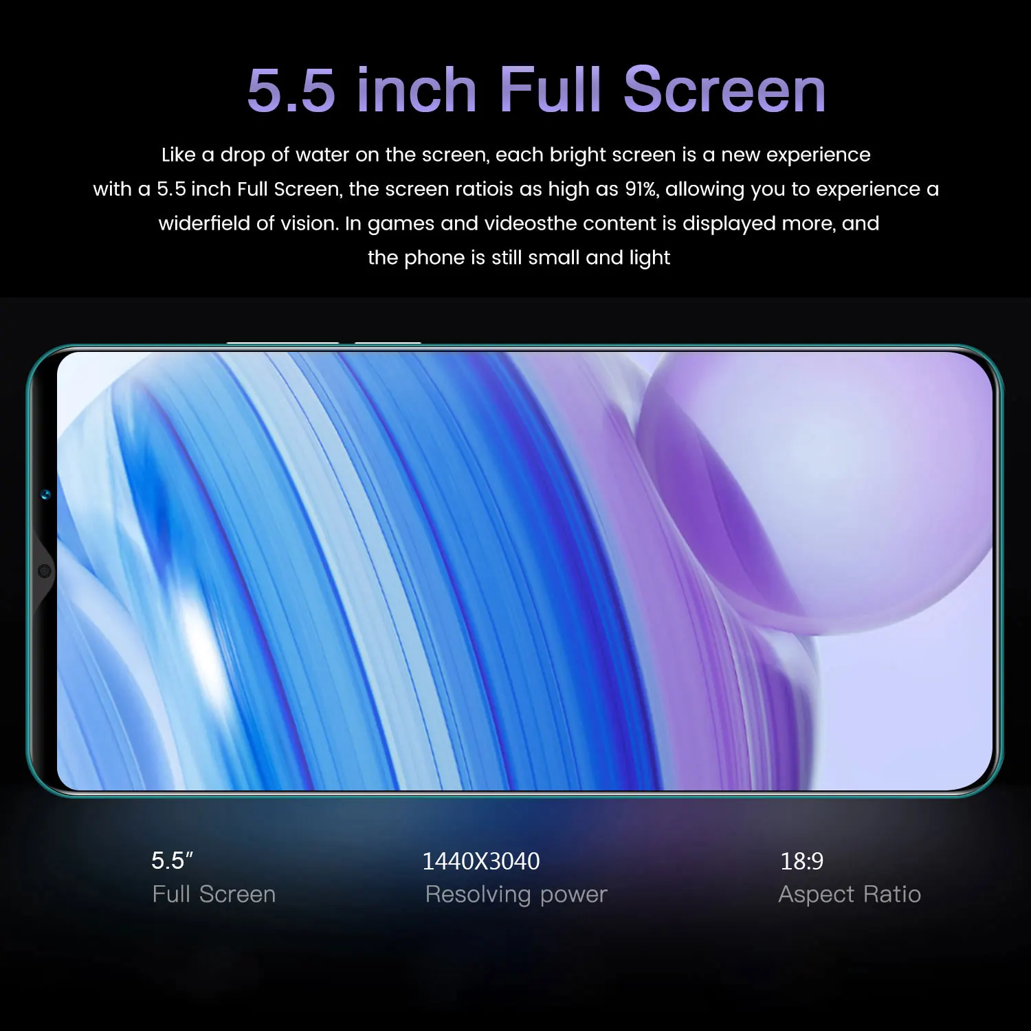 2022 new cell phone note 9 pro android10 0 and 5 5inch full screen 4gb64gb 24mp48mp memory 5g network smartphone cellphones free global shipping