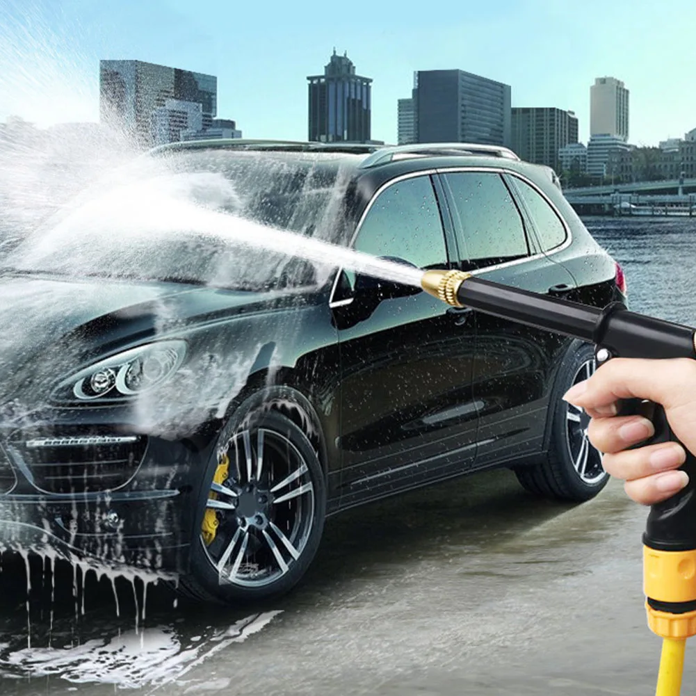 

Портативный водяной пистолет высокого давления для очистки автомойки садовый шланг для полива насадка для спринкера водяной пистолет для ...