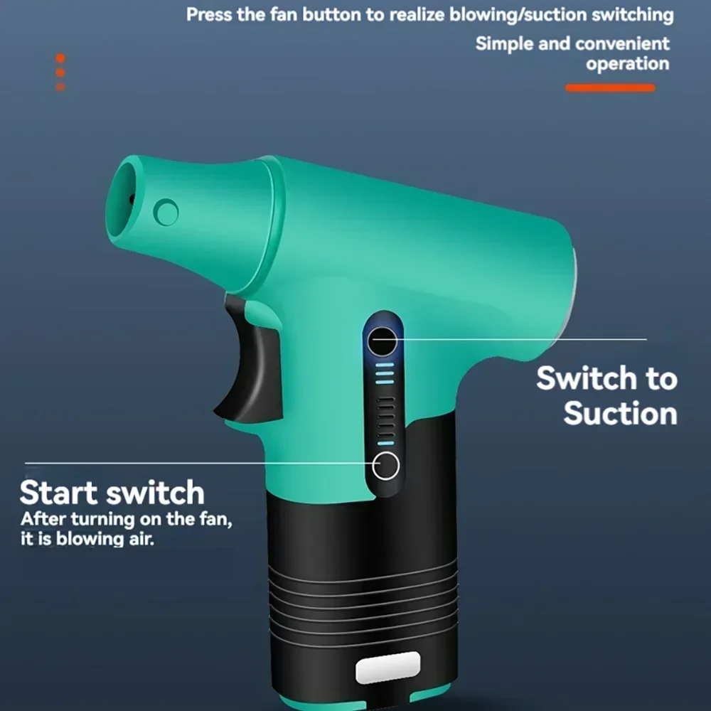 150 Вт 7 4 в 3000 мА/ч 130000 об/мин бесщеточный перезаряжаемый Воздуходувка 3 скорости