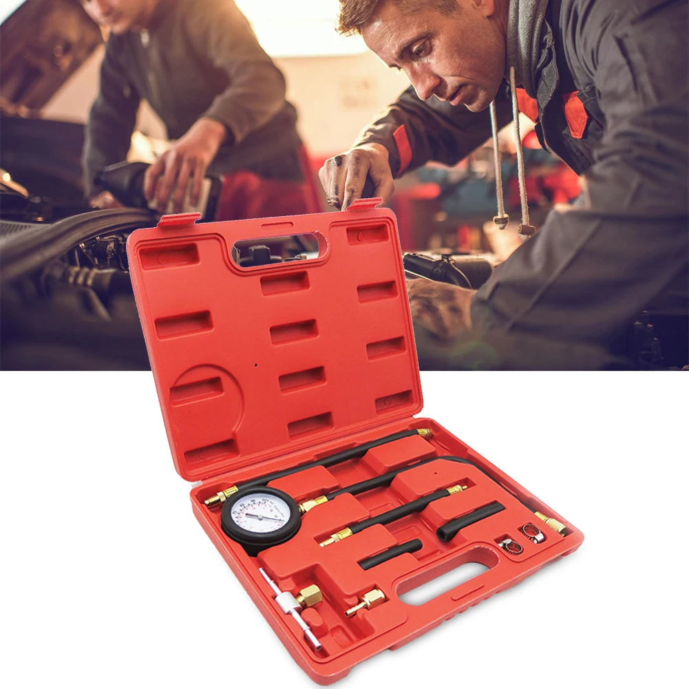 Комплект манометров для измерения давления топлива 0-100PSI набор инструментов
