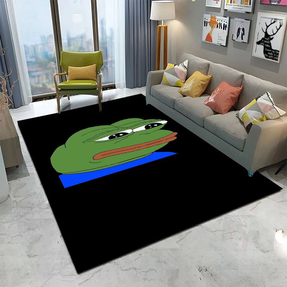 3D мультяшный ковер с лицом лягушки