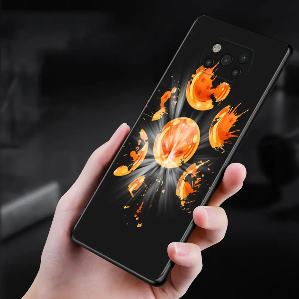 dragon ball z dbz goku phone case for xiaomi poco x3 nfc m3 m4 pro f3 f1 mi 12 11t 10t lite 9t note 10lite 5g silicone cover free global shipping