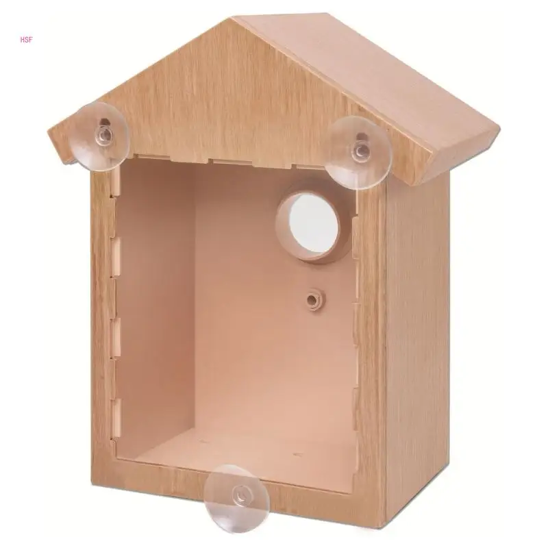 

Bird Nest for Breeding Nests for Hatching House with Perch Suction Cups Easy Mounting on Window and Door