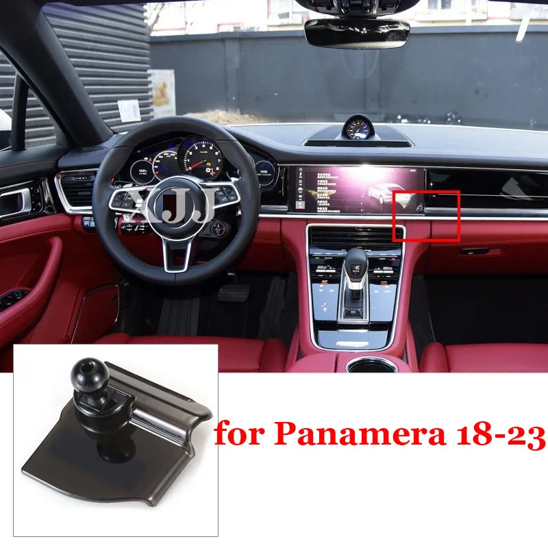 

Для Porsche Macan Cayenne Panamera 971 2017-2021 2022 2023 2024 Автомобильный специальный держатель для телефона Базовое беспроводное зарядное устройство