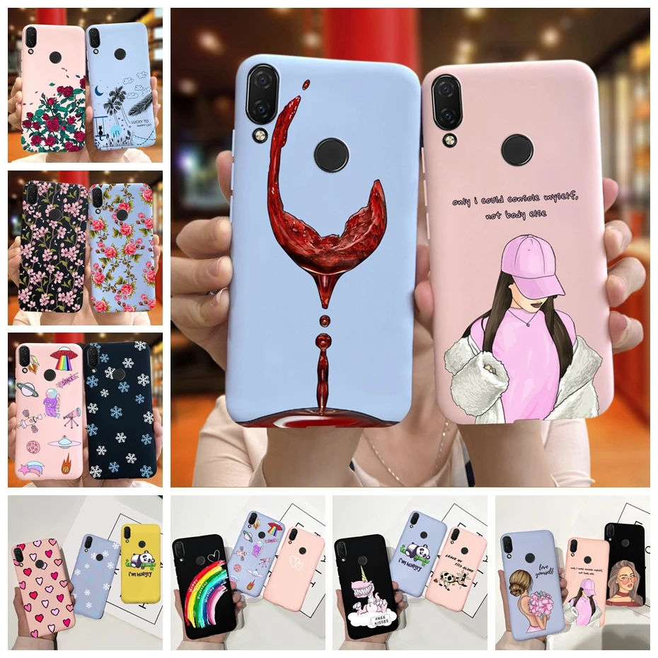 Силиконовый чехол для Huawei Nova 3i 3e, мягкий чехол из ТПУ для задней панели телефона Huawei Nova3i Nova3e