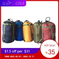 waterproof compression stuff sack outdoor camping sleeping bag storage bag 3818cm drawstring design nylon pack outdoor tools