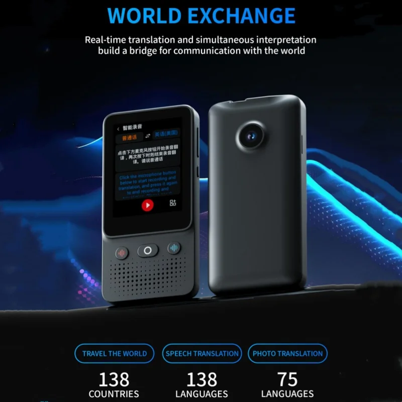 138 странных автономных языковых наушников интеллектуальная машина для перевода