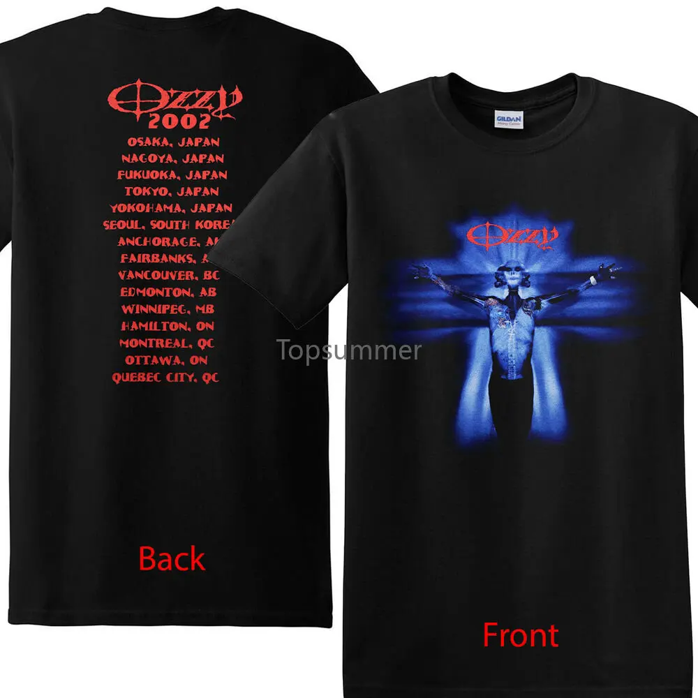 

Vintage 2002 Ozzy Osbourne Tour Concert Band Rock Music T-Shirt Unisex Size Vtg