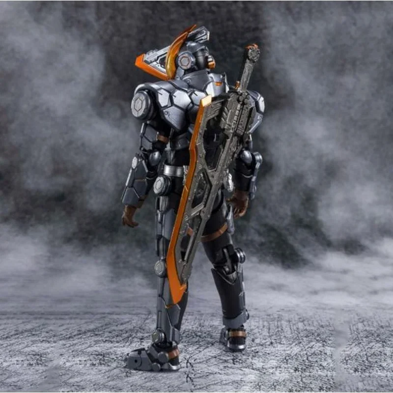 Фото Bandai натуральная аниме-фигурка Kamen Rider SHF Saber Buster Genbu Shinwa, Коллекционная модель, аниме-фигурка, игрушки для детей №5